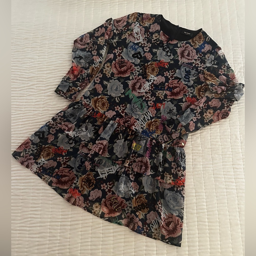 Twinset graphic drop waist dress from Florence